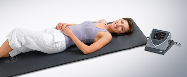 A BEMER therapy session in progress